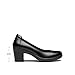 DREAM PAIRS Women's Chunky Closed Toe Low Block Heels Work Pumps Comfortable Round Toe Dress Wedding Shoes Nereida,Size 7,Black,SDPU2230W