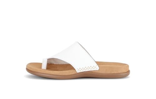 Tongs blanches Gabor sandales d'été légères en taille 38