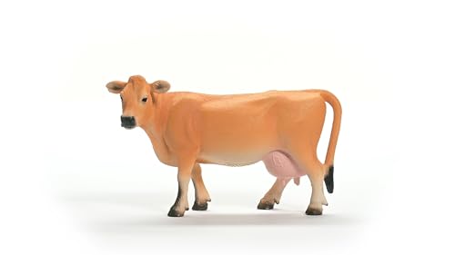 SCHLEICH 13967 Jersey Kuh, ab 3 Jahren, Farm World - Spielfigur, 4 x 14 x 8 cm