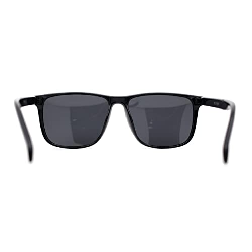 SA106 Polarized Gentlemens Classic Fashion Horn Rim Sunglasses4
