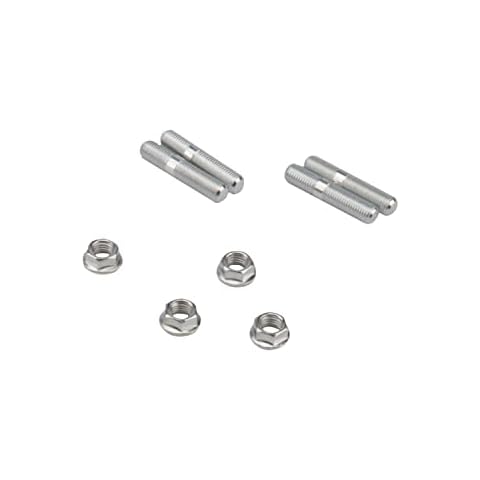M10-1.25x48mm Exhaust Manifold Flange Studs Nuts Kit Compatible with Toyota/Nissan/Honda (Pack of 4 Pairs Studs&Nuts) Cover