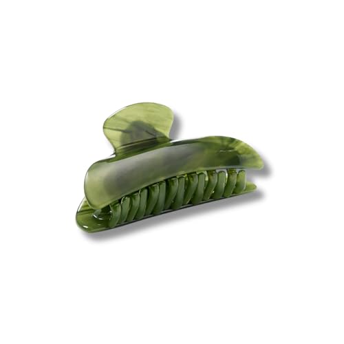 MACHETE Women Hair Clip Midi Heirloom Claw Clip, 3.5 inch Hair Clamp Fashion Hair Accessories (Algae)