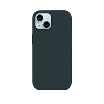 Capinha Compatível com Iphone 15 Preta, Branca, Azul, Rosa, Bordô, Roxo, Lilás, Cinza, Pink, Bege, Flexivel, Tecnologia anti impacto, Aveludada com design PREMIUM (PRETO)