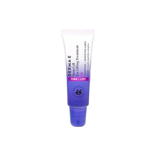 DERMA-E Stem Cell Lifting Eye Treatment – Multi Action Firming and Tightening Under Eye and Upper Eyelid Cream - Hydrating and Revitalizing Moisturizer, 0.5oz