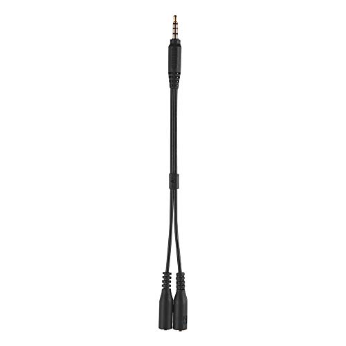 Docooler 3.5Mm Adaptador De Microfone Cabo De Áudio Estéreo Microfone Conversor De Cabo De Dois Três
