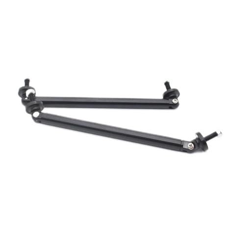 Spojlery tylne do samochodów 2 Stuks Universele 45/75/100/150/200Mm Rozdzielacz Staaf Steun Bars zderzaka Staven uniwersalnytylny spojler(2Pcs 150mm Black)