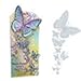 Produktbild Mothcattl Stanzschablonen aus Metall, Motiv: Schmetterling, zum Basteln, für Scrapbooking, Album, Papierkarten, Bastelarbeiten