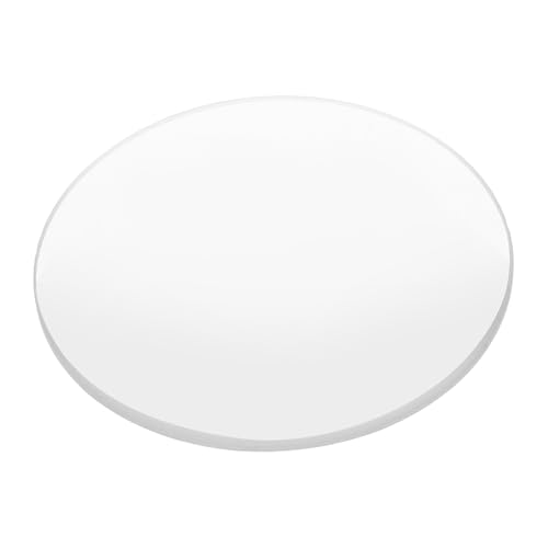 Hohopeti Optical Glass Biconvex Lens for Physics Experiments Focal Teaching Tool for Middle School Science Classes