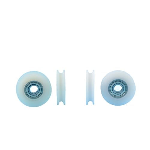 Roue nylon 6x27x7mm anti-grippage avec roulement pour corriger les frottements de rails