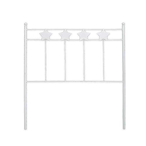 Cabecero de forja Modelo Almedinilla, Hecho a Mano en Nuestros Talleres Andaluces. Disponible en Varias Medidas y Colores (105, Negro con Pátina Plata)