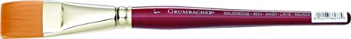 grumbacher goldenedge golden toray wash watercolor brush synthetic bristles size 134 4624100