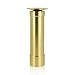 Thaoya Brass Pond Sprinkler Nozzle, Adjustable Water Fireworks Fountain Outdoor Birdbath Watering for Spray Pond, Garden and Patio, Square SSH335 (1”)