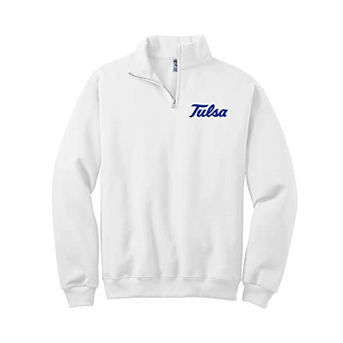 The University of Tulsa Quarter Zip Sweatshirt - Tulsa Cadet Collar Pullover Sweater - Spirit Wear Gifts
