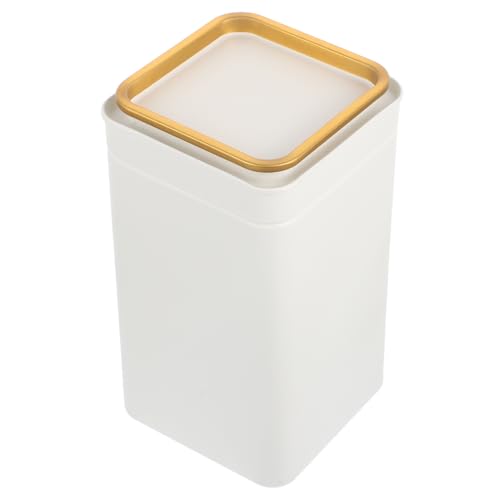 LOLIPPYY 1pezzi Contenitore in Metallo Per Tè Contenitore Per Conservazione Ermetica Scatola Per Tè Design Unico Coperchio Resistente e Durevole Per Uso Domestico