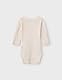 NAME IT Baby-Mädchen Nbfwossa Wool/Silk Rib Ls Body Langarmbody, Rosa, 62