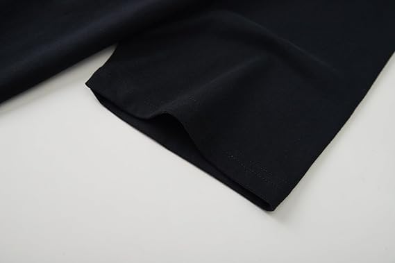 Image of VEL Plain Oversized 100% Pure Heavy Cotton Baggy Fit Drop Shoulder Half Sleeves Round Neck Solid Cotton T-Shirt for Men