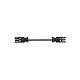 BACHMANN Geräteverlängerung GST18-3 Stecker/Kupplung, schwarz, 0,5 m