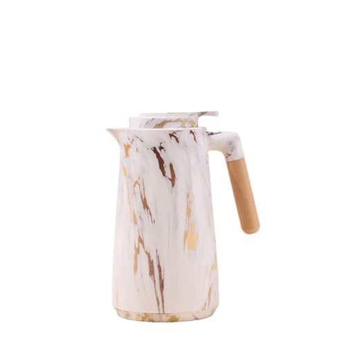 tangcheng 保温ポット 卓上ポット 魔法瓶 大容量 家庭用 真空断熱 広口 プッシュ式 業務用 旅行用 24時間の長期保温 保冷 シルバー ケトル 水筒 1000ML 魔法びん 家庭、オフィス、ホテル、パーティー、ディナー、レストランに最適です (