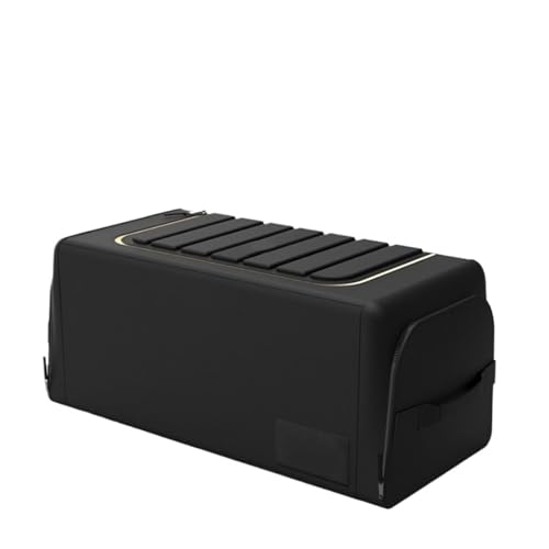 HCZKIUJY Aufbewahrungsbox für den Kofferraum des Autos, zusammenklappbare Aufbewahrungsbox, Heckbox, Organizer für Gegenstände, großes Fassungsvermögen (60 l, 1 Stück)