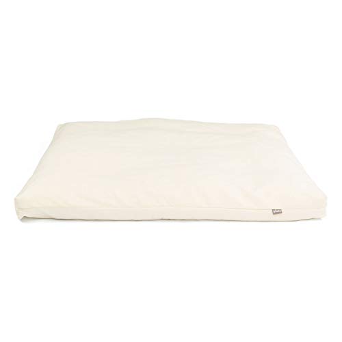Bodhi Tapis de méditation ZABUTON | Série ECO | Tapis de yoga classique avec housse amovible en 100 % coton biologique | Tapis de méditation avec fermeture éclair |...