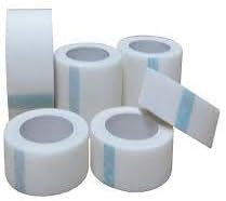 HEE Surgical Tape in size of 01 inch (25 mm) For Medical Adhesive, Bandage and Dressing Attachment Pack of 06 Pcs. (25 mm / 01 inch), 05 meter each pcs
