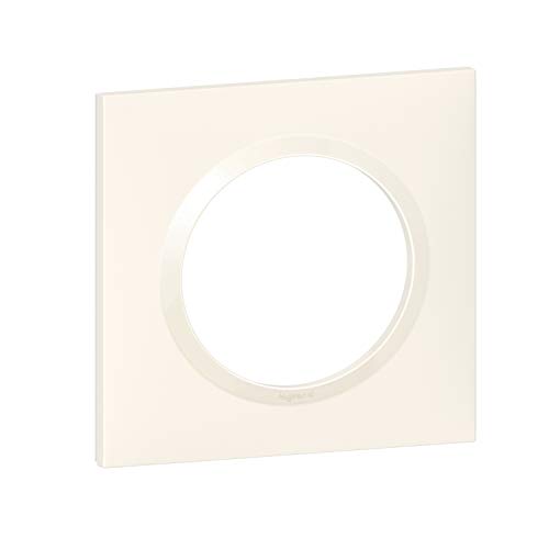 Legrand 600801 Plaque carrée dooxie, 1 poste, blanc