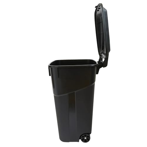 Caneca de basura con ruedas 32 galones cuadrada miniatura 6