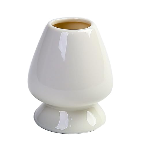 1Pc Porcelain Matcha Whisk Holder Tea Whisk Rest Stand Holder Tea Ceremony Accessories, White