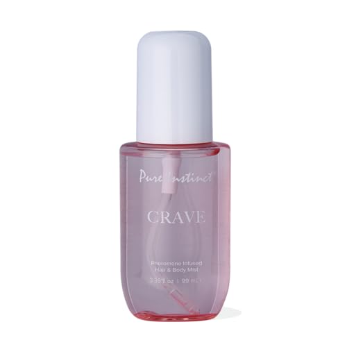 Pure Instinct CRAVE - Pheromone Hair & Body Mist - Burst of Fresh Fragrance Spray for Women - Everyday Wear Perfume Mist