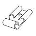 0190080006 Quick Disconnect Terminal 18-22AWG Brass F 14.3mm Tin Krimptite Bag, (250 Items)