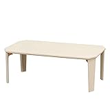 PARKER 折りたたみ テーブル 90cm×50cm 幅90cm フォールディング 折れ脚 天然木 ホワイト SH-12WH