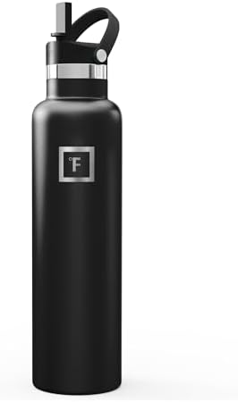 IRON °FLASK Camping & Hiking Hydration Flask with Straw, BPA-Free...
