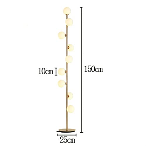 Flashing PORTATO Lampade da terra Camera da letto Bedside Lights Living Room Place Ball Standing Lamp Lampada for illuminazione Home Decor (Color : A, Size : As the picture shows) - Image 3