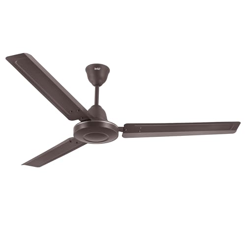 Image of Indo 48 inch High Speed Ceiling Fan Budget Neo| 1200mm | 2 Years Warranty (Smoke Brown)