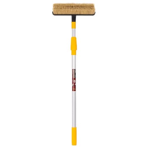 Window Cleaning Tools Washing Kit with Extension Pole for High Ceilings Microfiber Scrubber Home Cleaning Specialty Tool for Indoor Outdoor High Glass