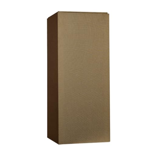 Image of Timber Acoustics Soffit Bass Traps | Premium Low-Frequency Absorption for Balanced & Clear Audio | Acoustic Room Treatment | Soundproof Corner Panels (Dark Beige, 4ft x 12in)