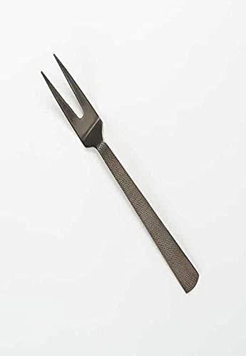 American Metalcraft BLHF10 Vintage Black Hammered Cold Meat Fork, 10