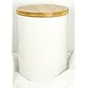 White Ceramic Food Storage Jar Canister