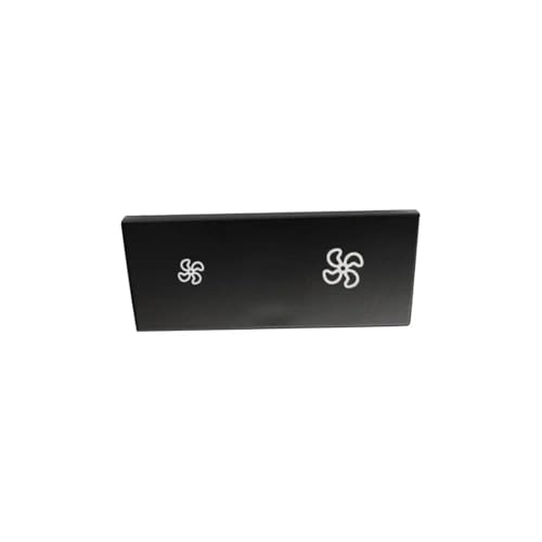 Capuchon de commutateur ABS noir pour commande de climatisation et ventilateur BMW