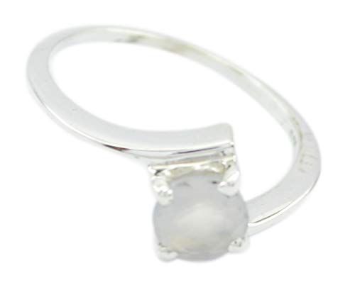 Bague en argent sterling naturelle véritable bague grand format RIYO pour femme