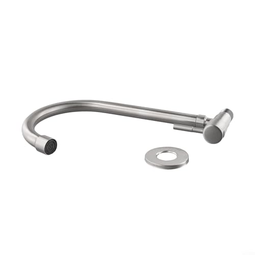 Grifo de acero inoxidable elegante y funcional diseñado para adaptarse a cualquier entorno de cocina moderno (M)