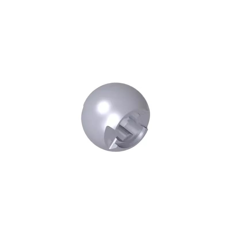 53585 Ball Joint Technic Ball Joint with Through Axle Hole 50 Pieces GDS-1056 Compatible with Lego Building Blocks Color:Flat Silver โ image 1