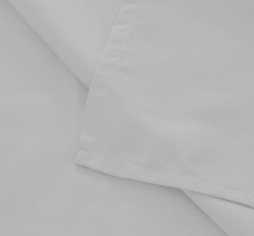 Image of Cottington Lane Bed Sheet - Brushed Microfiber Bedsheets - Flat Bedsheets & Pillowcase - Super Soft Microfiber - Breathable Wrinkle, Fade Resistant & Cooling Sheets - King - 108x108 Inch Light Grey