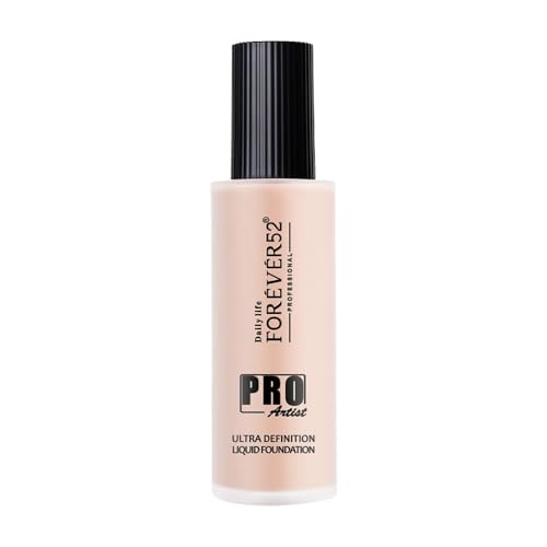 Daily Life Forever52 Pro Artist Ultra Definition Liquid Foundation-60Ml(Milk Cake-03,Fair To Mediium Skin Tone)Matte & Poreless Long-Lasting Full Coverage For Women