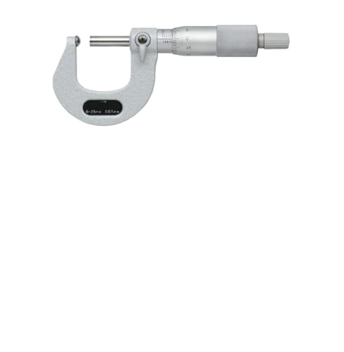 NURII Tube Micrometers, Round Head Digital Micrometer Tool, 0-25mm Micrometer 395-251 Wall Thickness 115-115(115-117 50-75mm)