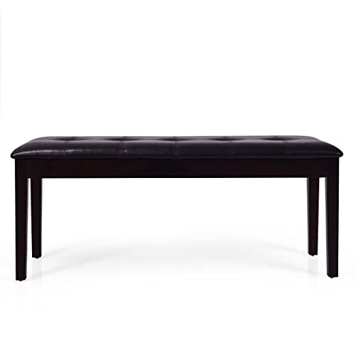 RELAX4LIFE Banquette Tabouret Piano en Bois 2 Places, Banquette Coussin en Cuir PU, Tabouret de Coiffeuse avec 4 Jambes en Caoutchouc, Gris/Brun (Style 3, Brun) - Les Beatles, Paul McCartney, John Lennon, RIngo Starr, George Harrison RELAX4LIFE Banquette Tabouret Piano en Bois 2 Places, Banquette Coussin en Cuir PU, Tabouret de Coiffeuse avec 4 Jambes en Caoutchouc, Gris/Brun (Style 3, Brun) – Image 7