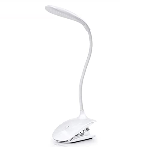 Lampe de bureau LED rechargeable et pliable avec tuyau réglable à 360°