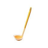 □ Cuchara de sopa de cucharón de silicona premium, material inodoro, resistente, resistencia a la alta temperatura a 200 □ Sin deformación, ¡así que usted y su familia pueden usarlo a gusto!