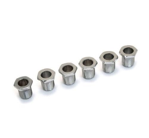 MINHTOANBV Genuine/Schaller Guitar Chrome Tuner Key American Series Bushings, 6 Set