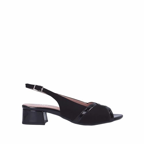 Sandales pointues noir Cinzia Soft DM2554 | Élégance en taille 36